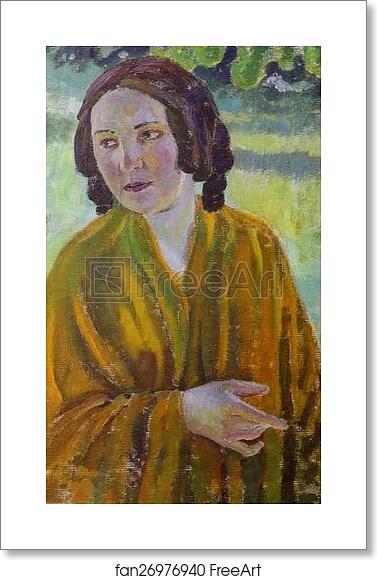 Free art print of Woman in a Yellow Shawl by Victor Borisov-Musatov Free art print of Woman in a Yellow Shawl by Victor Borisov-Musatov