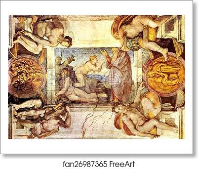 Free art print of The Creation of Eve by Michelangelo Free art print of The Creation of Eve by Michelangelo