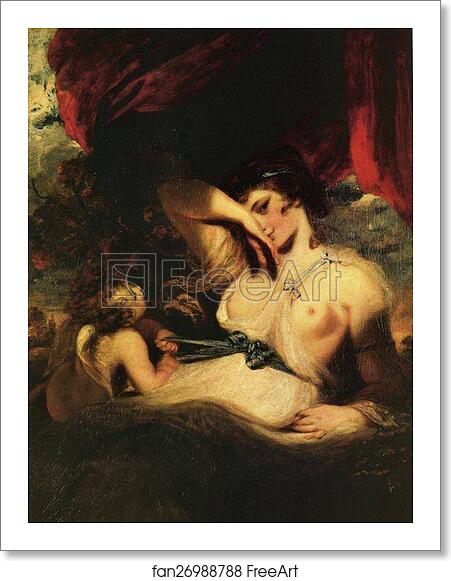 Free art print of Cupid Undoing Venus's Belt by Sir Joshua Reynolds