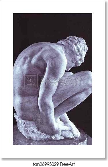 Free art print of Crouching Boy by Michelangelo Free art print of Crouching Boy by Michelangelo