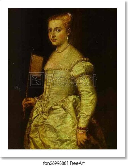 Free art print of Portrait of a Lady in White by Titian Free art print of Portrait of a Lady in White by Titian