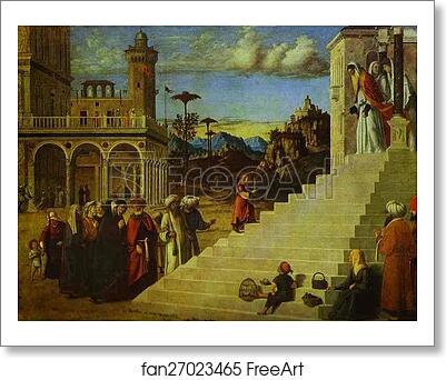 Free art print of Presentation of the Virgin Mary in the Temple by Giovanni Battista Cima, Called Cima Da Conegliano Free art print of Presentation of the Virgin Mary in the Temple by Giovanni Battista Cima, Called Cima Da Conegliano