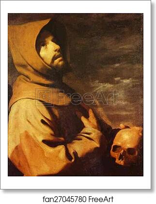 Free art print of The Ecstasy of St. Francis by Francisco De Zurbarán Free art print of The Ecstasy of St. Francis by Francisco De Zurbarán