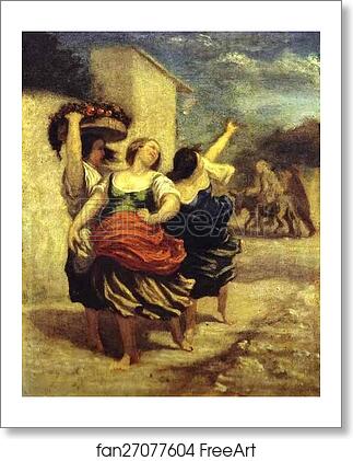 Free art print of The Miller, His Son and the Donkey (Le Meunier, son fils et l'ane) by Honoré Daumier