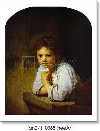 Free art print of A Young Girl Leaning on a Window-Sill by Rembrandt Harmenszoon Van Rijn Free art print of A Young Girl Leaning on a Window-Sill by Rembrandt Harmenszoon Van Rijn