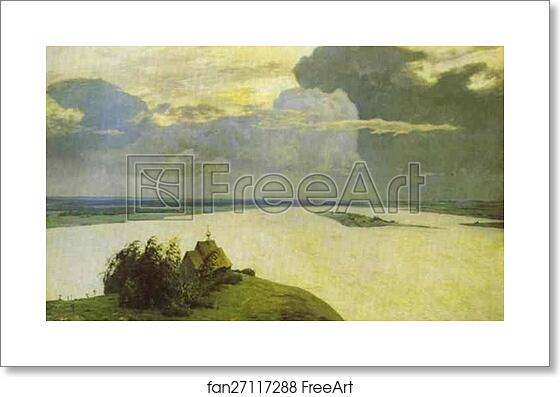 Free art print of Above the Eternal Peace by Isaac Levitan