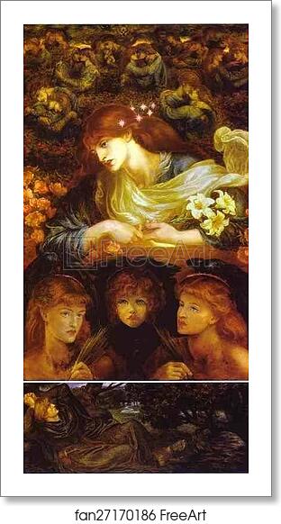 Free art print of The Blesse Damozel by Dante Gabriel Rossetti Free art print of The Blesse Damozel by Dante Gabriel Rossetti