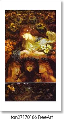 Free art print of The Blesse Damozel by Dante Gabriel Rossetti