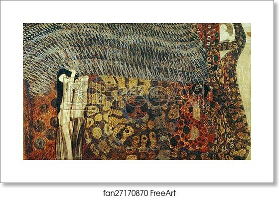 Free art print of The Beethoven Frieze: The Hostile Powers. Detail by Gustav Klimt Free art print of The Beethoven Frieze: The Hostile Powers. Detail by Gustav Klimt