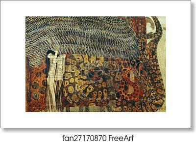 Free art print of The Beethoven Frieze: The Hostile Powers. Detail by Gustav Klimt