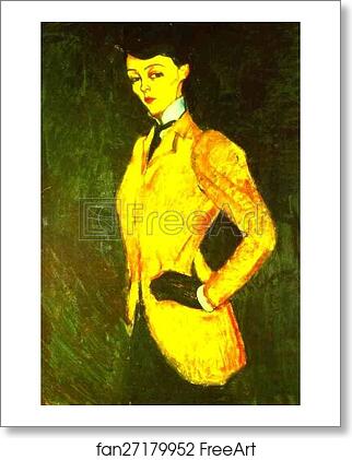 Free art print of Woman in Yellow Jacket (The Amazon) by Amedeo Modigliani Free art print of Woman in Yellow Jacket (The Amazon) by Amedeo Modigliani