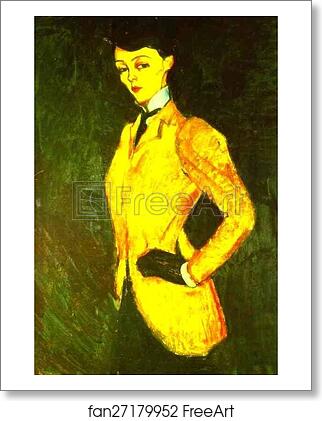 Free art print of Woman in Yellow Jacket (The Amazon) by Amedeo Modigliani Free art print of Woman in Yellow Jacket (The Amazon) by Amedeo Modigliani