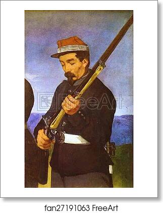 Free art print of Soldier by Edouard Manet