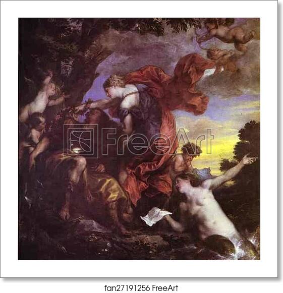 Free art print of Rinaldo and Armida by Sir Anthony Van Dyck Free art print of Rinaldo and Armida by Sir Anthony Van Dyck