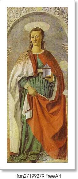 Free art print of St. Mary Magdalene by Piero Della Francesca Free art print of St. Mary Magdalene by Piero Della Francesca