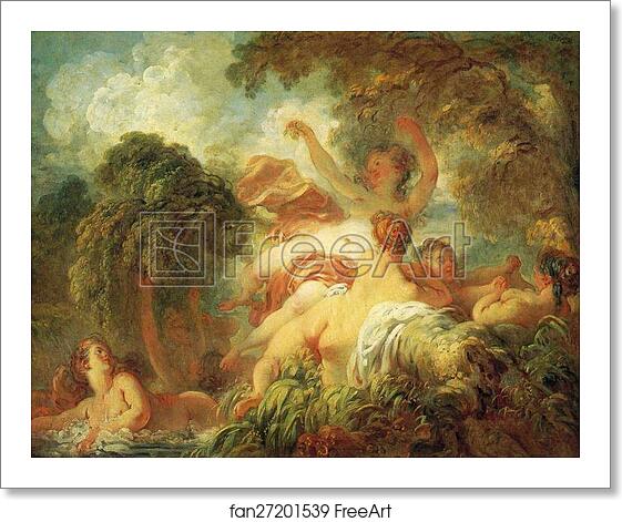 Free art print of The Bathers by Jean-Honoré Fragonard Free art print of The Bathers by Jean-Honoré Fragonard