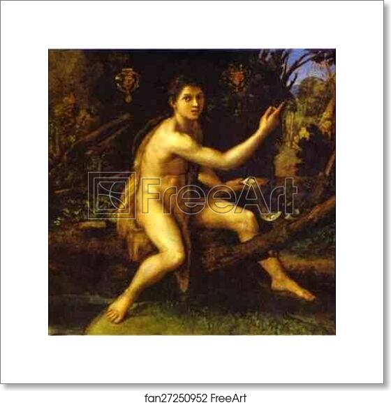 Free art print of St John the Baptist by Raphael Free art print of St John the Baptist by Raphael
