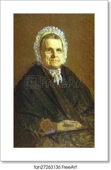 Free art print of Portrait of Theodora Saltykova, the Painter's Mother-in-Law by Ivan Kramskoy Free art print of Portrait of Theodora Saltykova, the Painter's Mother-in-Law by Ivan Kramskoy