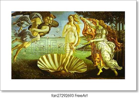 Free art print of The Birth of Venus by Alessandro Botticelli Free art print of The Birth of Venus by Alessandro Botticelli