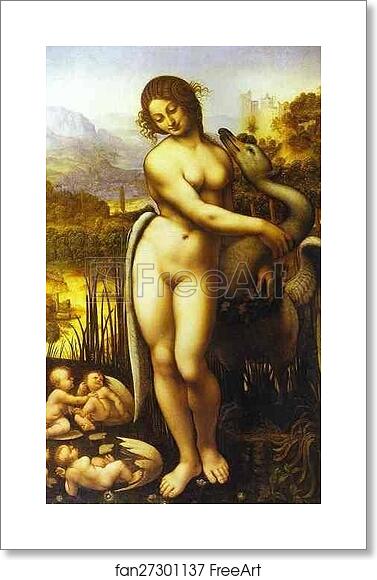 Free art print of Copy of Leda and the Swan by Leonardo da Vinci by Leonardo Da Vinci Free art print of Copy of Leda and the Swan by Leonardo da Vinci by Leonardo Da Vinci
