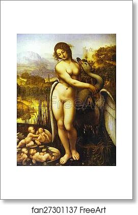 Free art print of Copy of Leda and the Swan by Leonardo da Vinci by Leonardo Da Vinci