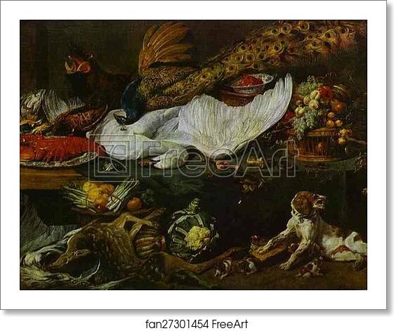 Free art print of Still Life with a Dog and Her Puppies by Frans Snyders Free art print of Still Life with a Dog and Her Puppies by Frans Snyders