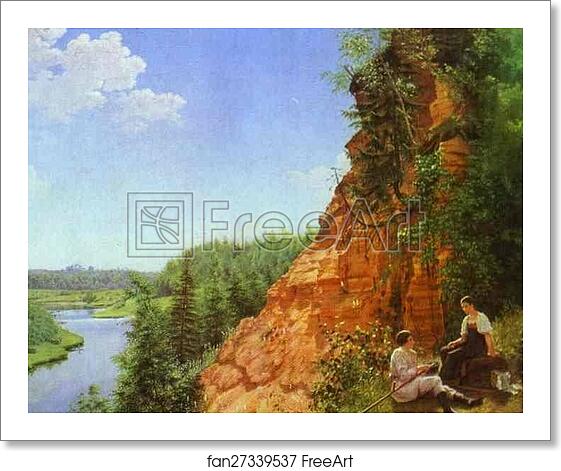 Free art print of View of the River Tosno by Alexey Tyranov Free art print of View of the River Tosno by Alexey Tyranov
