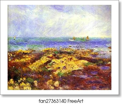 Free art print of Ebbing Tide at Yport (Marée basse à Yport) by Pierre-Auguste Renoir Free art print of Ebbing Tide at Yport (Marée basse à Yport) by Pierre-Auguste Renoir