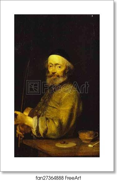 Free art print of Violinist by Gerard Terborch Free art print of Violinist by Gerard Terborch