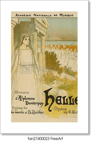 Free art print of L'opéra "Hellé", représenté au Théâtre national de l'Opéra by Théophile Steinlen Free art print of L'opéra "Hellé", représenté au Théâtre national de l'Opéra by Théophile Steinlen