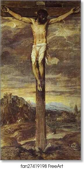 Free art print of Crucifixion by Titian
