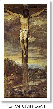 Free art print of Crucifixion by Titian