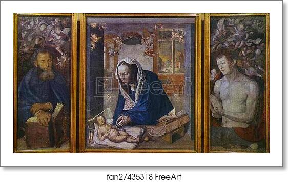 Free art print of The Dresden Altar by Albrecht Dürer Free art print of The Dresden Altar by Albrecht Dürer