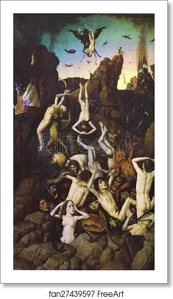 Free art print of Hell by Dieric Bouts The Elder Free art print of Hell by Dieric Bouts The Elder