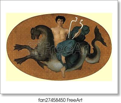 Free art print of Arion on a Seahorse by William-Adolphe Bouguereau