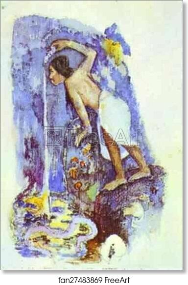 Free art print of Pape Moe (Mysterious Water) by Paul Gauguin