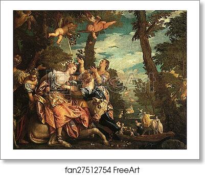 Free art print of The Rape of Europa by Paolo Veronese