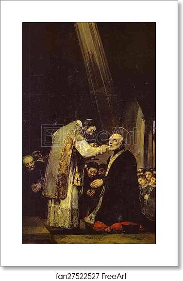 Free art print of The Last Communion of Saint Jose de Calasanz by Francisco De Goya Y Lucientes Free art print of The Last Communion of Saint Jose de Calasanz by Francisco De Goya Y Lucientes