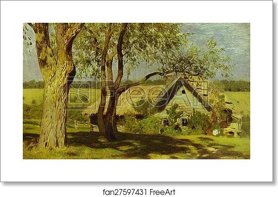 Free art print of House with Broom-Trees by Isaac Levitan Free art print of House with Broom-Trees by Isaac Levitan