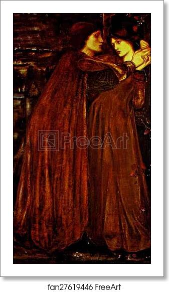 Free art print of Clerk Saunders by Sir Edward Coley Burne-Jones Free art print of Clerk Saunders by Sir Edward Coley Burne-Jones