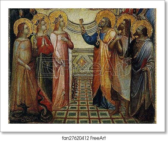 Free art print of The Coronation of the Virgin among Saints and Angels. Detail by Giusto De’ Menabuoi Free art print of The Coronation of the Virgin among Saints and Angels. Detail by Giusto De’ Menabuoi