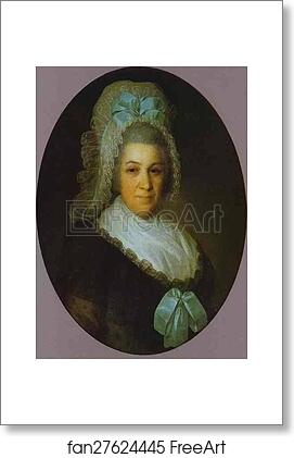 Free art print of Portrait of an Unknown Lady in a White Cap by Fedor Rokotov