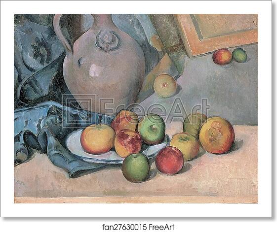 Free art print of Stoneware Pitcher by Paul Cézanne