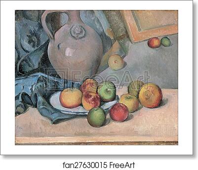 Free art print of Stoneware Pitcher by Paul Cézanne Free art print of Stoneware Pitcher by Paul Cézanne