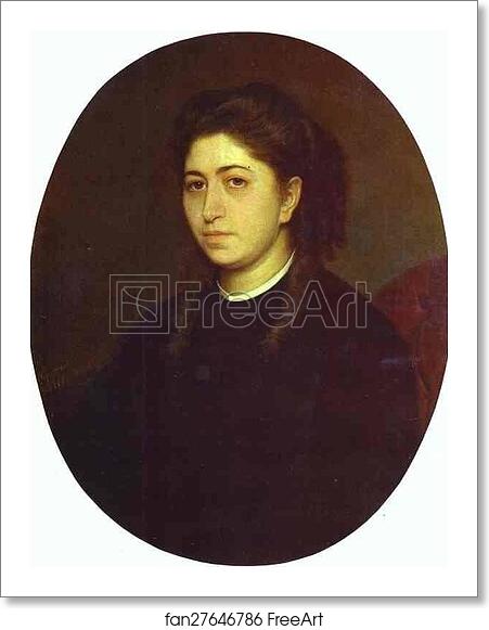 Free art print of Portrait of a Young Woman Dressed in Black Velvet by Ivan Kramskoy Free art print of Portrait of a Young Woman Dressed in Black Velvet by Ivan Kramskoy