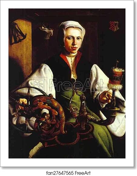 Free art print of Portrait of a Lady with a Spindle and Distaff by Maerten Jacobsz Van Heemskerck Free art print of Portrait of a Lady with a Spindle and Distaff by Maerten Jacobsz Van Heemskerck