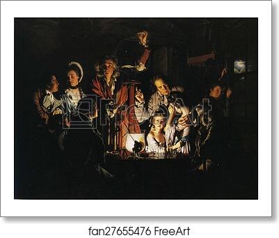 Free art print of An Experiment on a Bird in the Air Pump by Joseph Wright Of Derby
