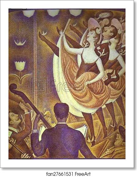 Free art print of Le Chahut by Georges Seurat