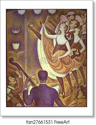 Free art print of Le Chahut by Georges Seurat