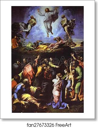 Free art print of The Transfiguration by Raphael